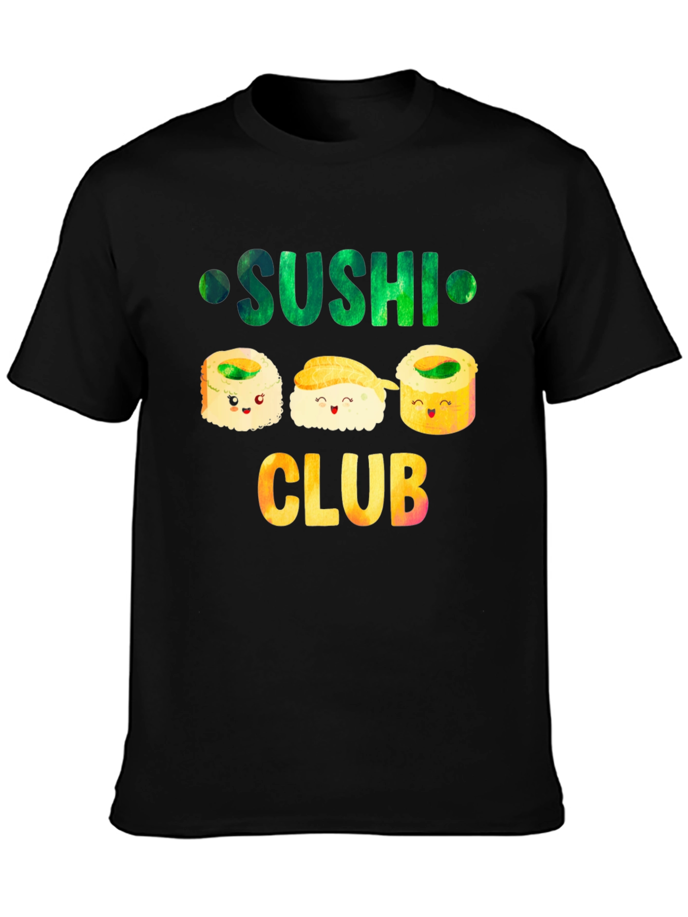 Sushi Club T-Shirt Funny Foodie Tee