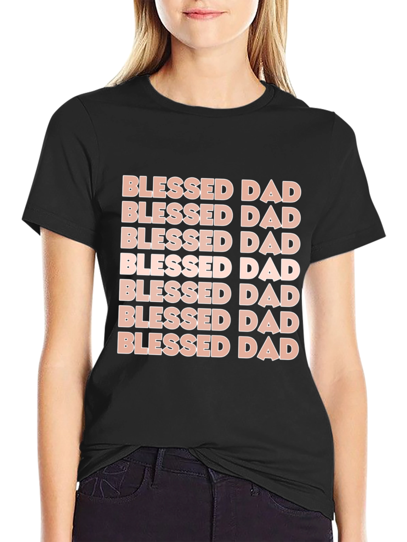 Blessed Dad Graphic Tee - Perfect Fathers Day Gift!