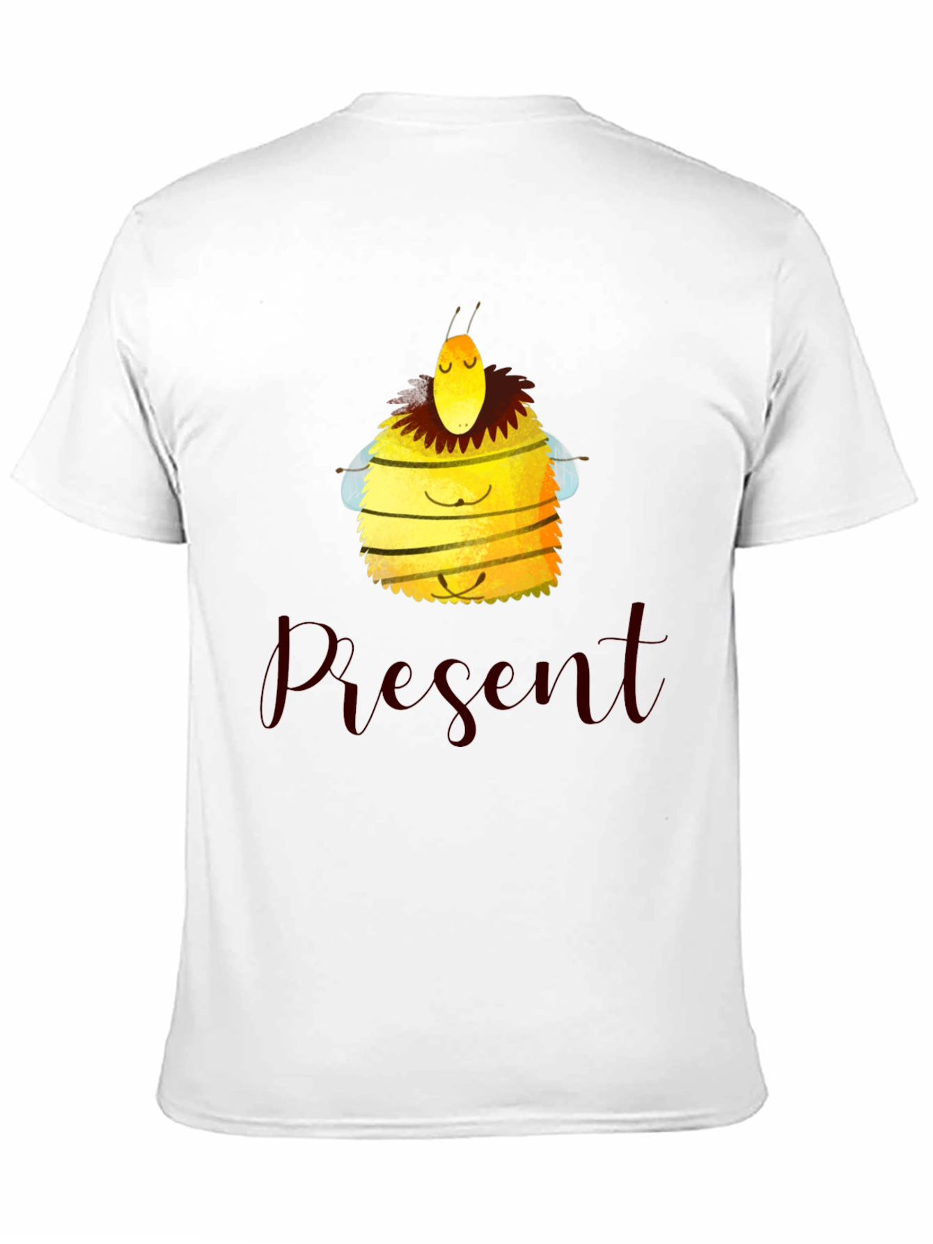 Meditating Bee Graphic Tee - Present Moment Apparel