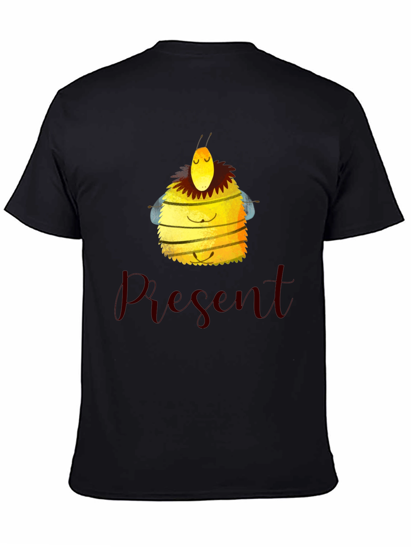 Meditating Bee Graphic Tee - Present Moment Apparel