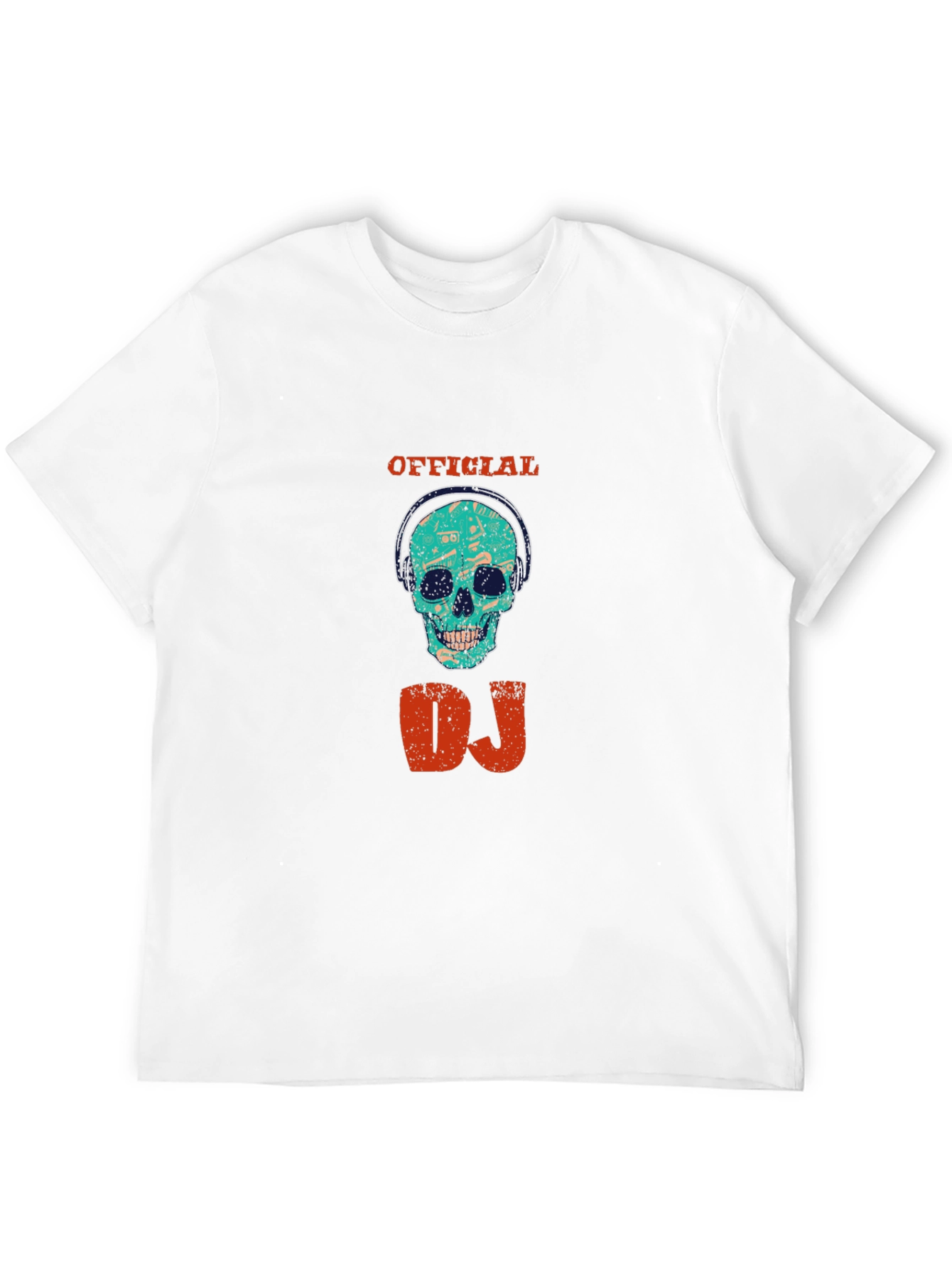 Official DJ Skull Graphic T-Shirt