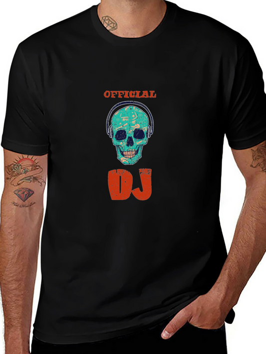 Official DJ Skull Graphic T-Shirt