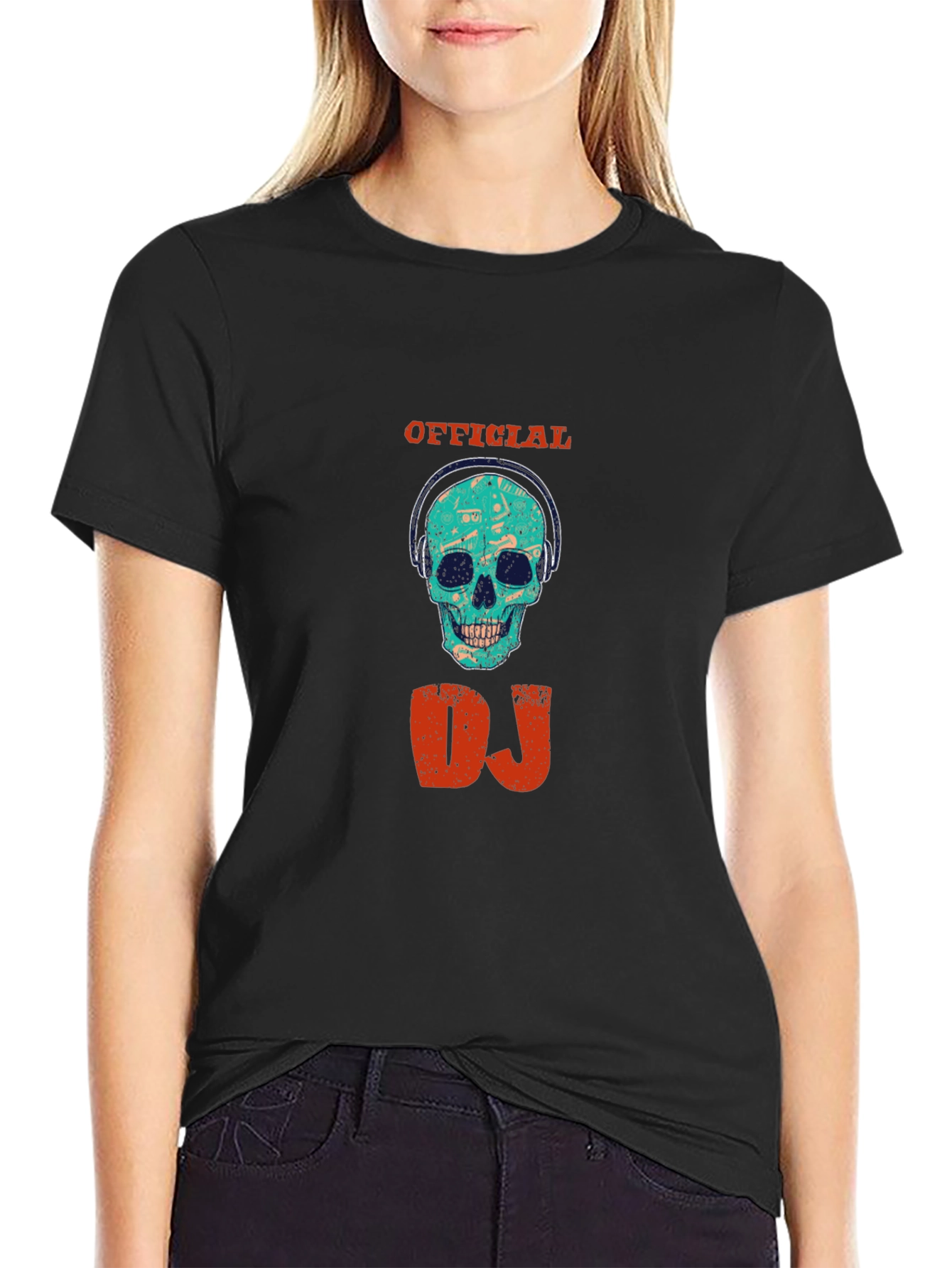 Official DJ Skull Graphic T-Shirt