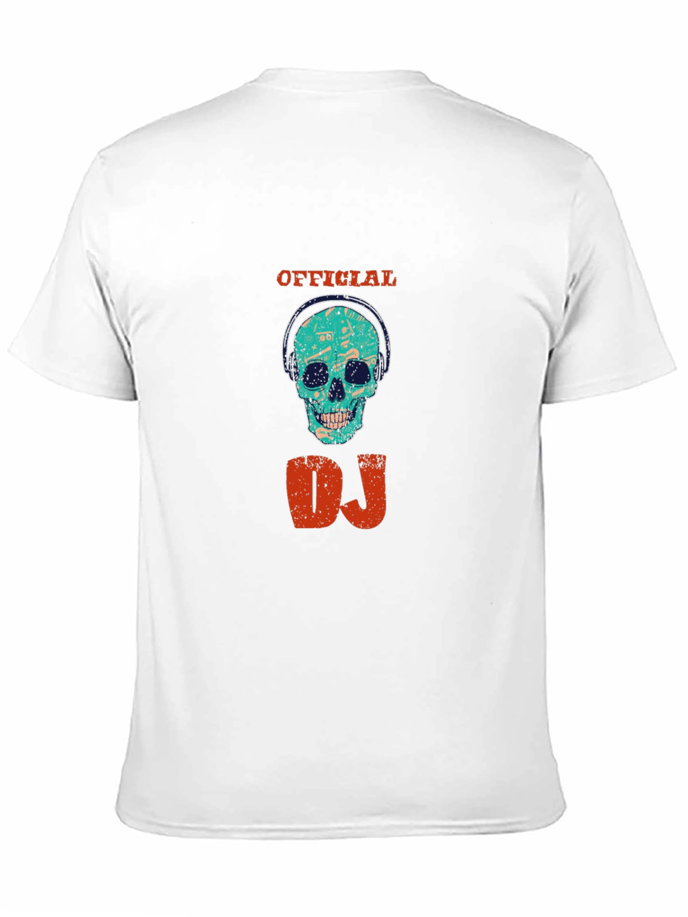 Official DJ Skull Graphic T-Shirt