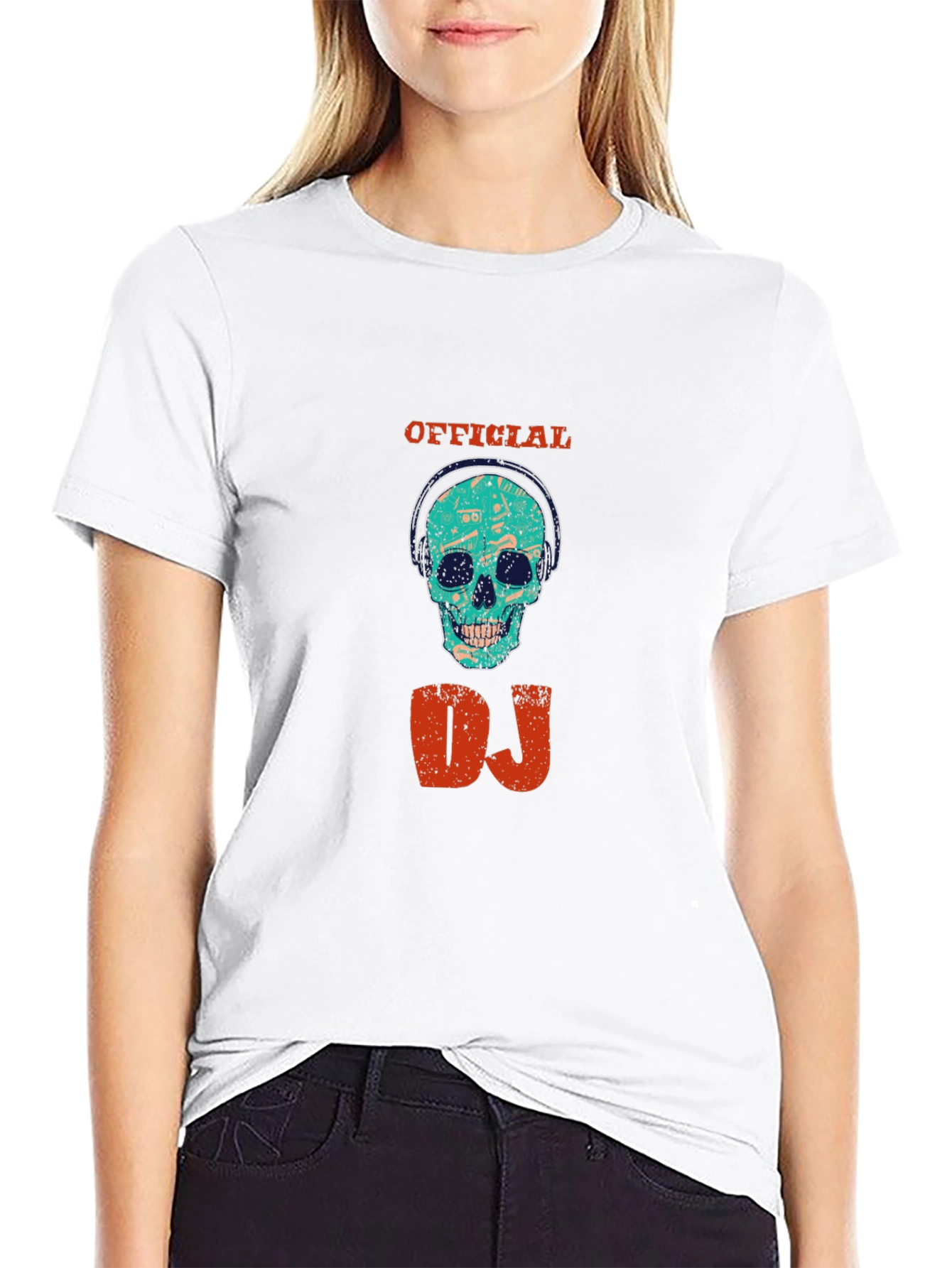 Official DJ Skull Graphic T-Shirt