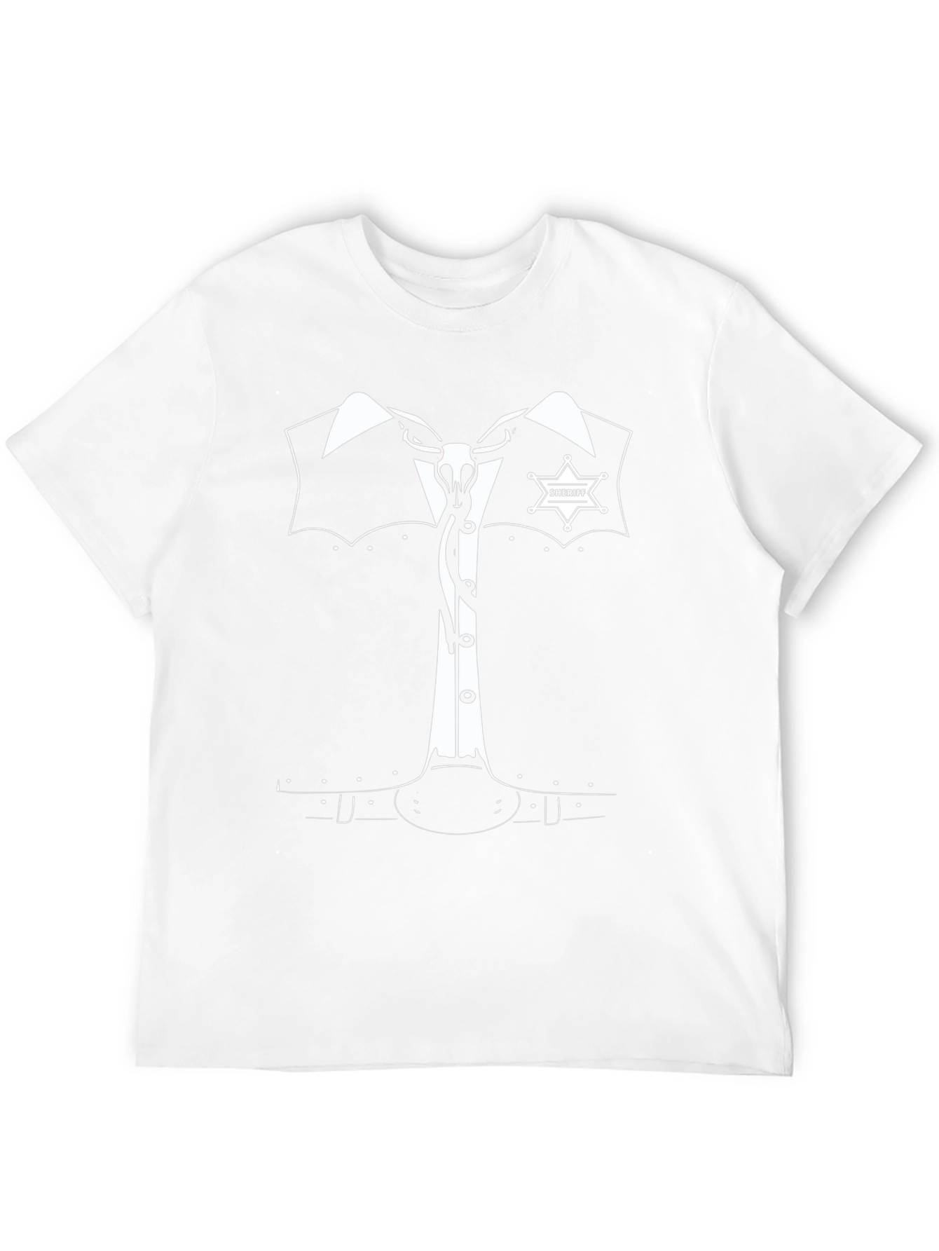 Sheriff Costume T-Shirt - Novelty Design
