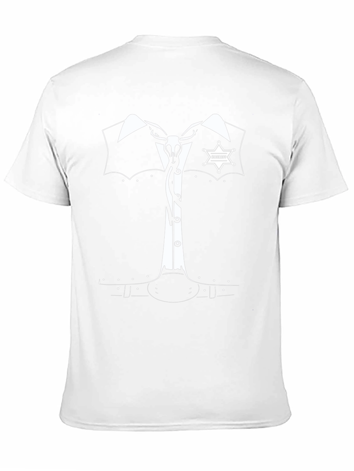 Sheriff Costume T-Shirt - Novelty Design