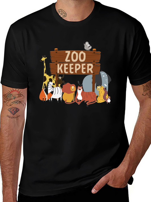 Zoo Keeper Animals Graphic T-Shirt