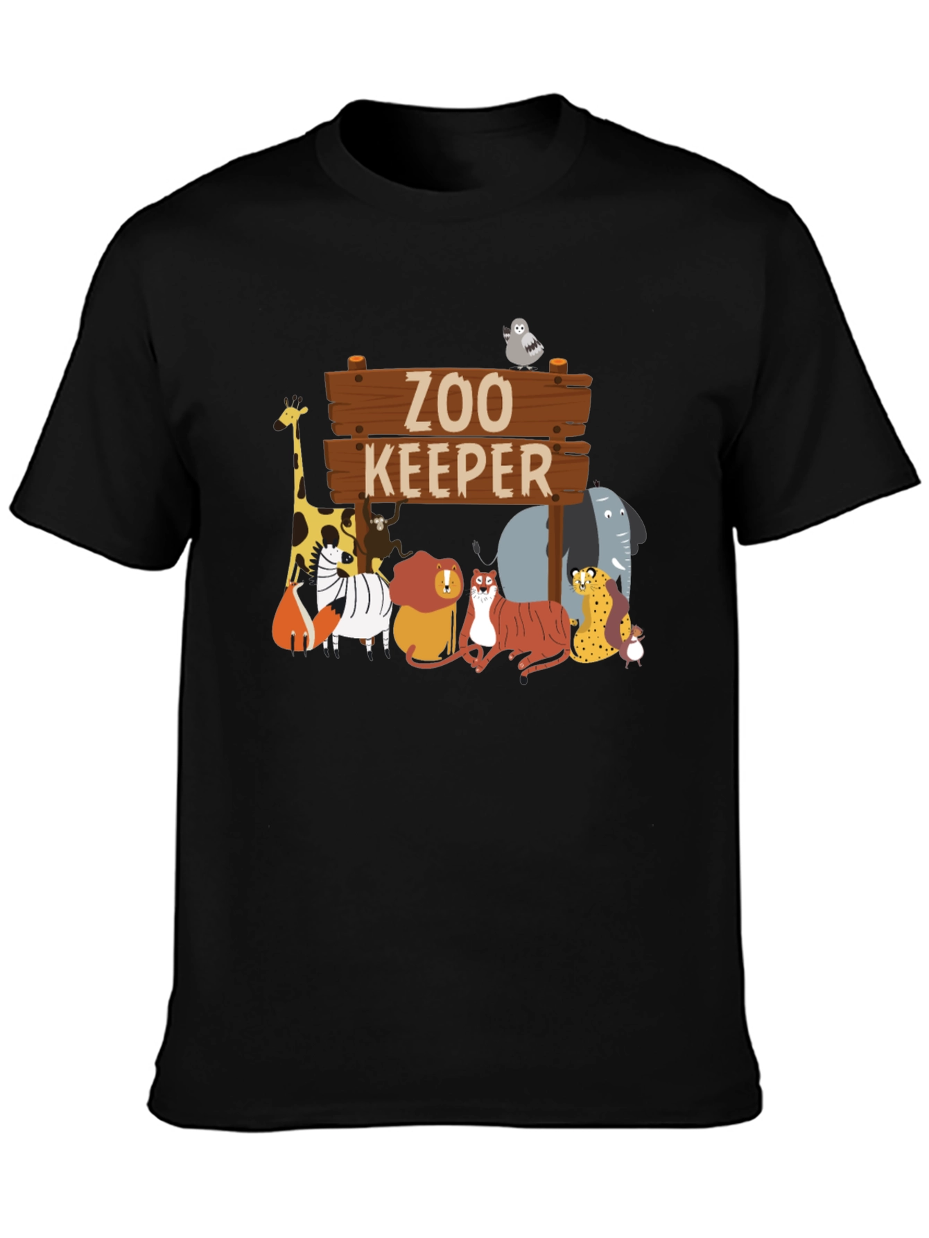 Zoo Keeper Animals Graphic T-Shirt