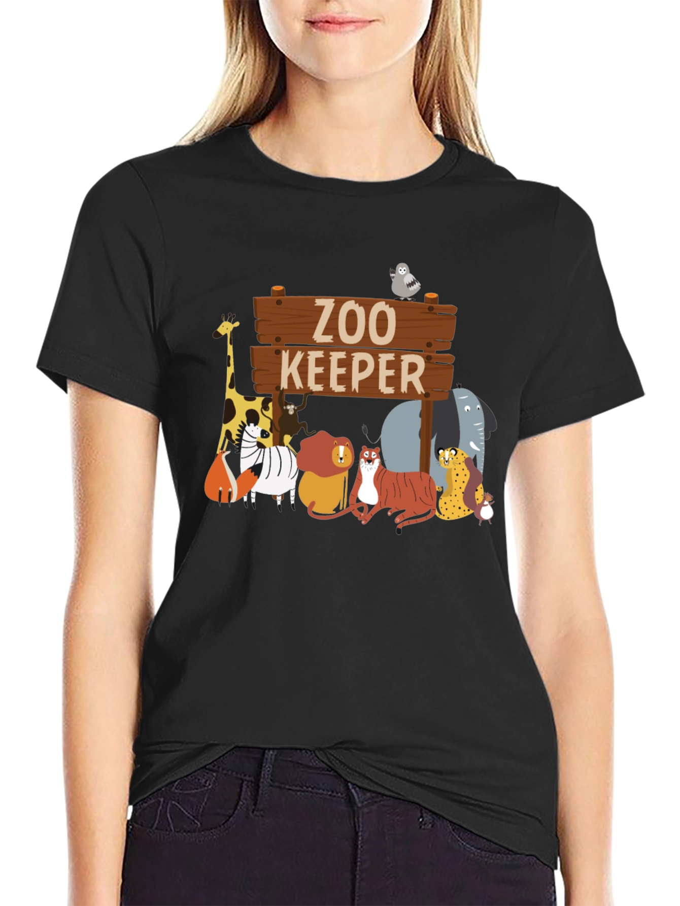 Zoo Keeper Animals Graphic T-Shirt