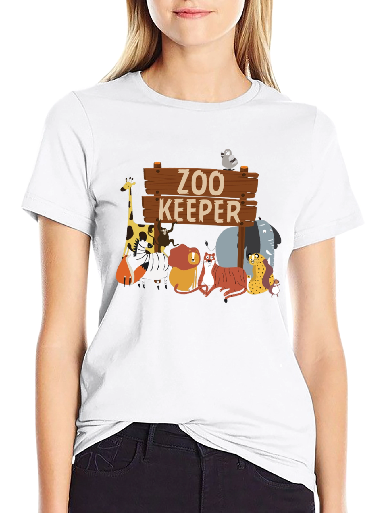 Zoo Keeper Animals Graphic T-Shirt