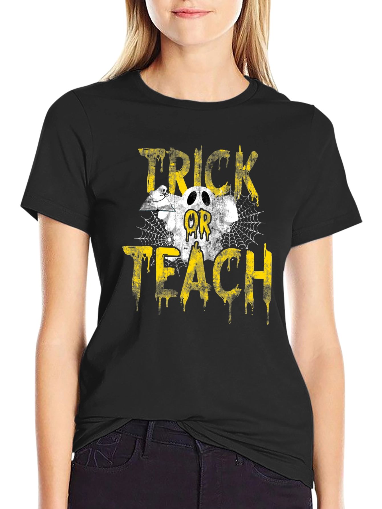 Trick or Teach Halloween Teacher T-Shirt