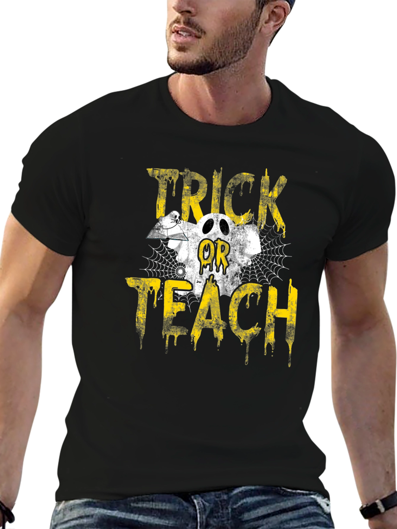 Trick or Teach Halloween Teacher T-Shirt