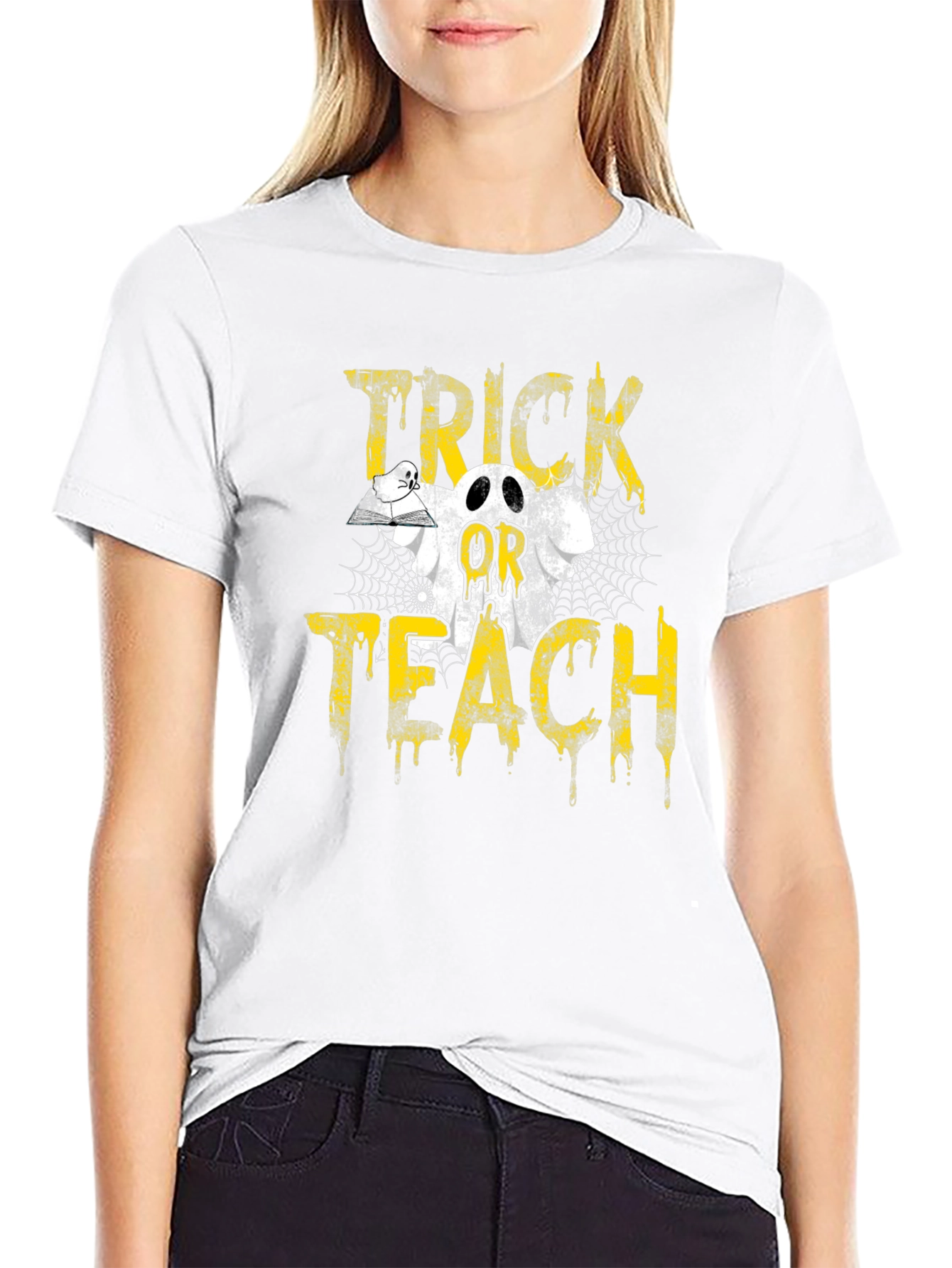 Trick or Teach Halloween Teacher T-Shirt