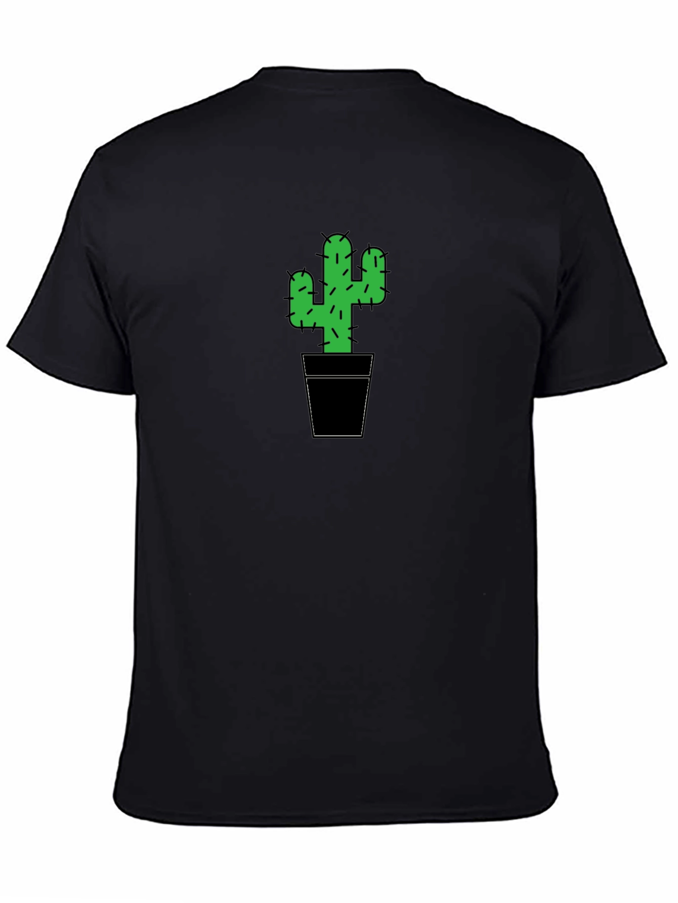 Cactus Graphic Tee - Cool & Trendy Black T-Shirt