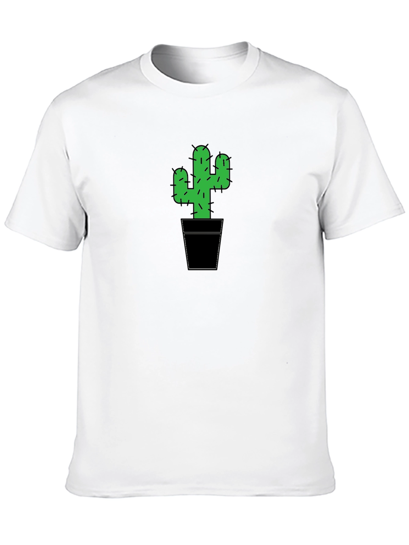 Cactus Graphic Tee - Cool & Trendy Black T-Shirt