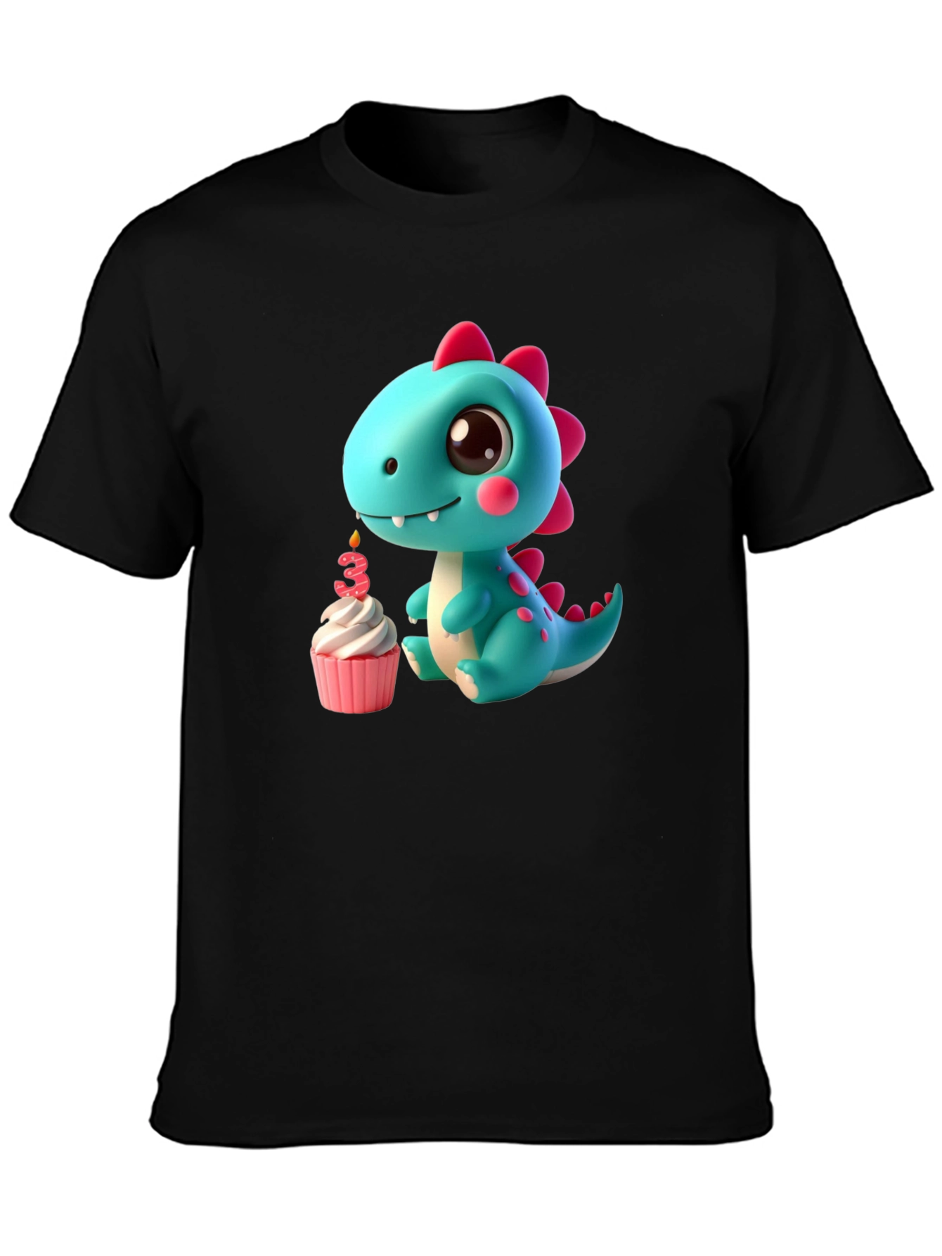 Cute Dinosaur 3rd Birthday T-Shirt