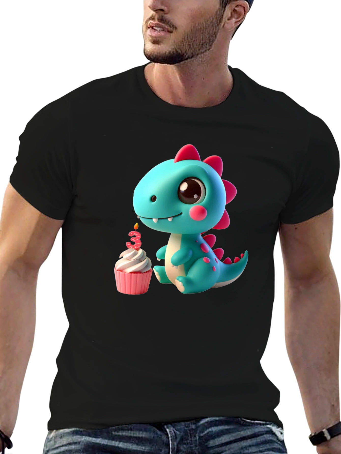 Cute Dinosaur 3rd Birthday T-Shirt