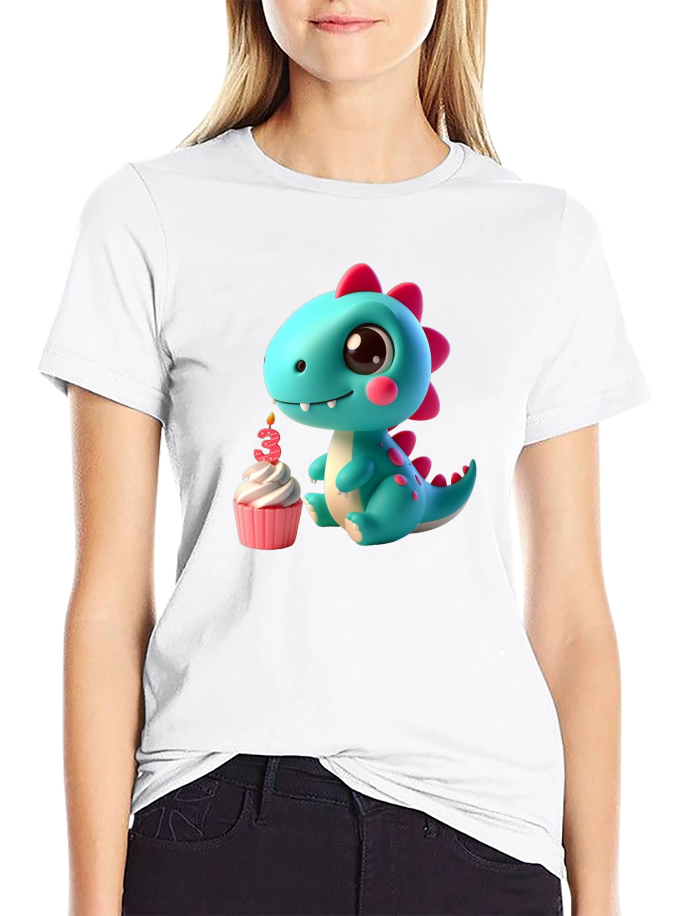 Cute Dinosaur 3rd Birthday T-Shirt