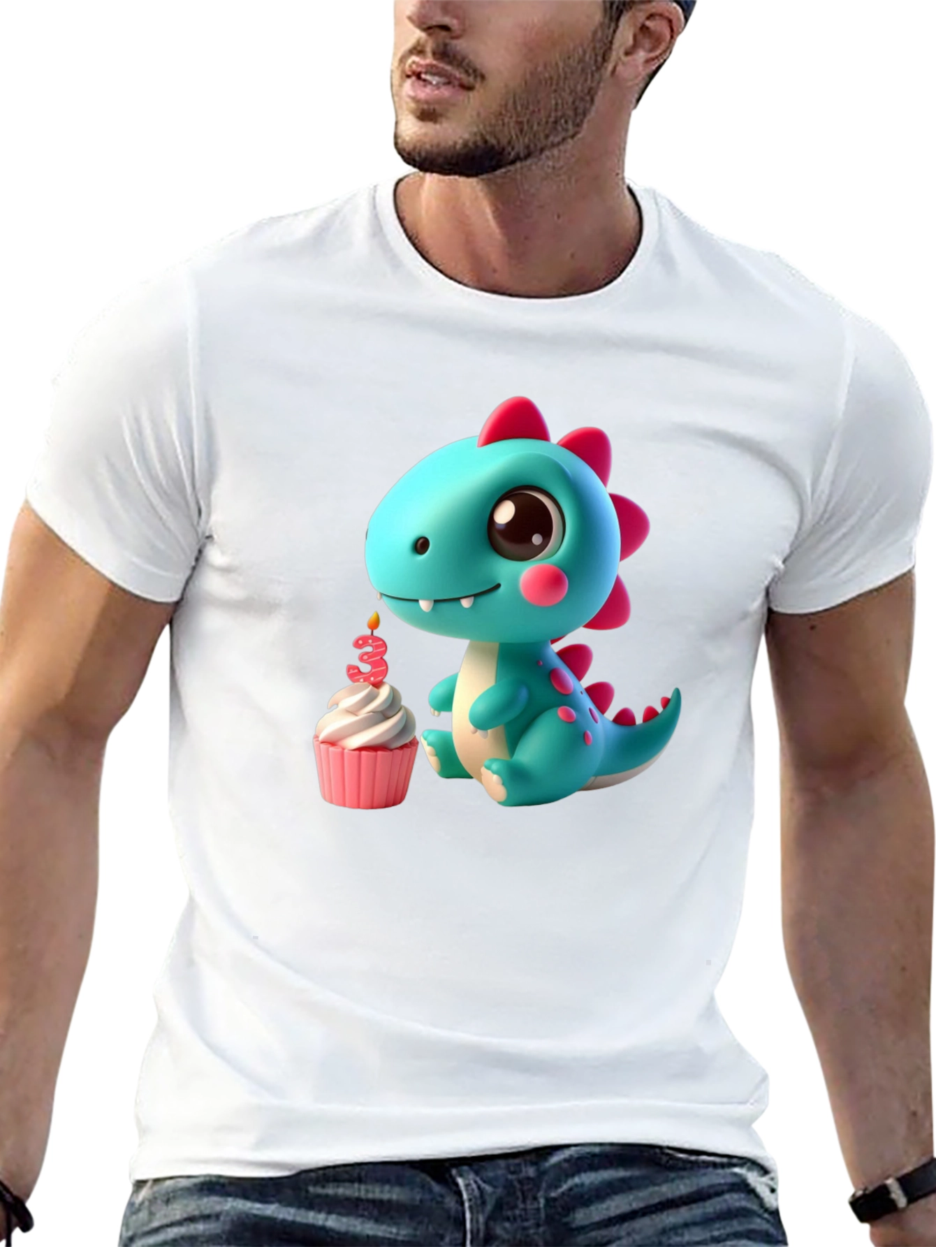 Cute Dinosaur 3rd Birthday T-Shirt