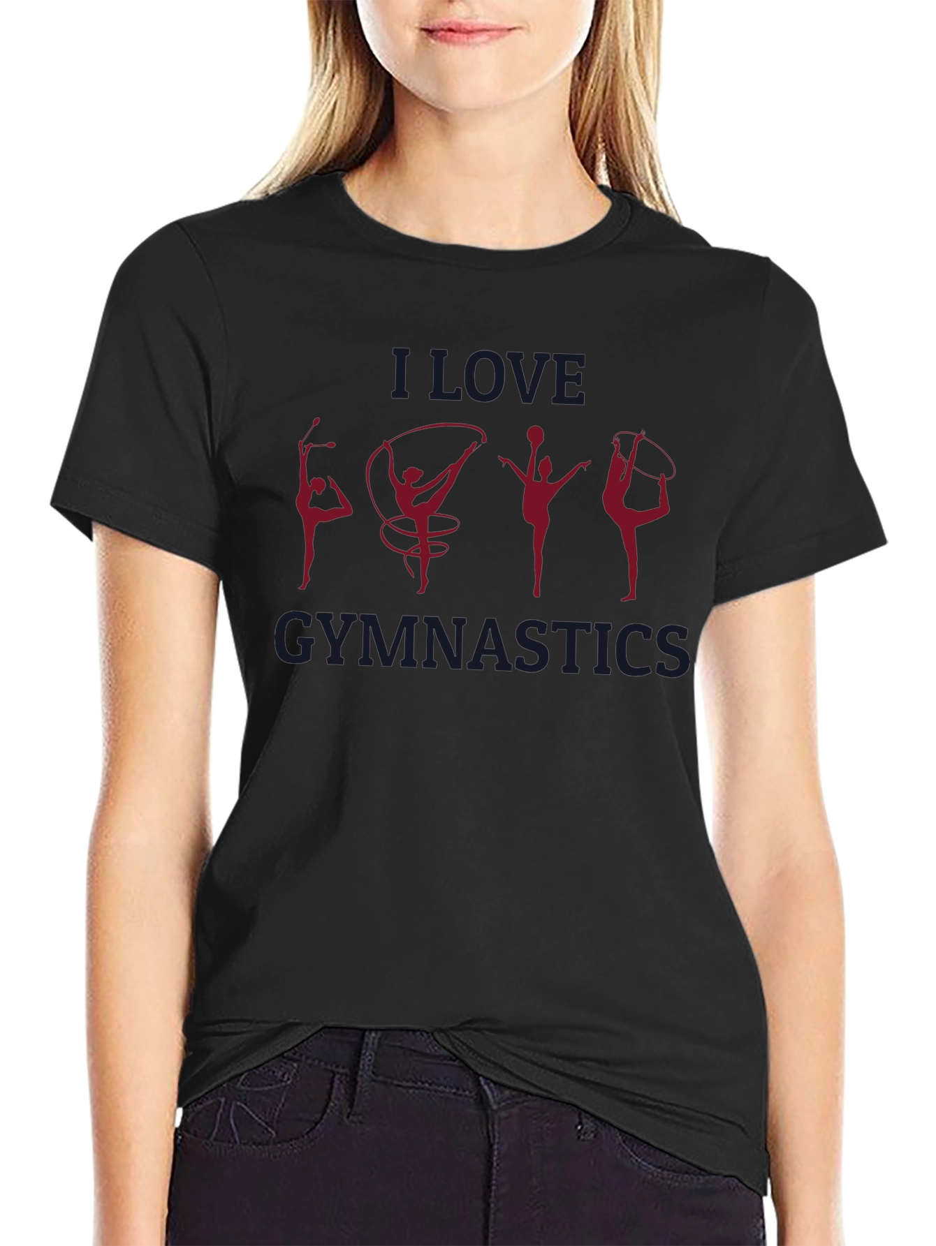 I Love Gymnastics Graphic T-Shirt