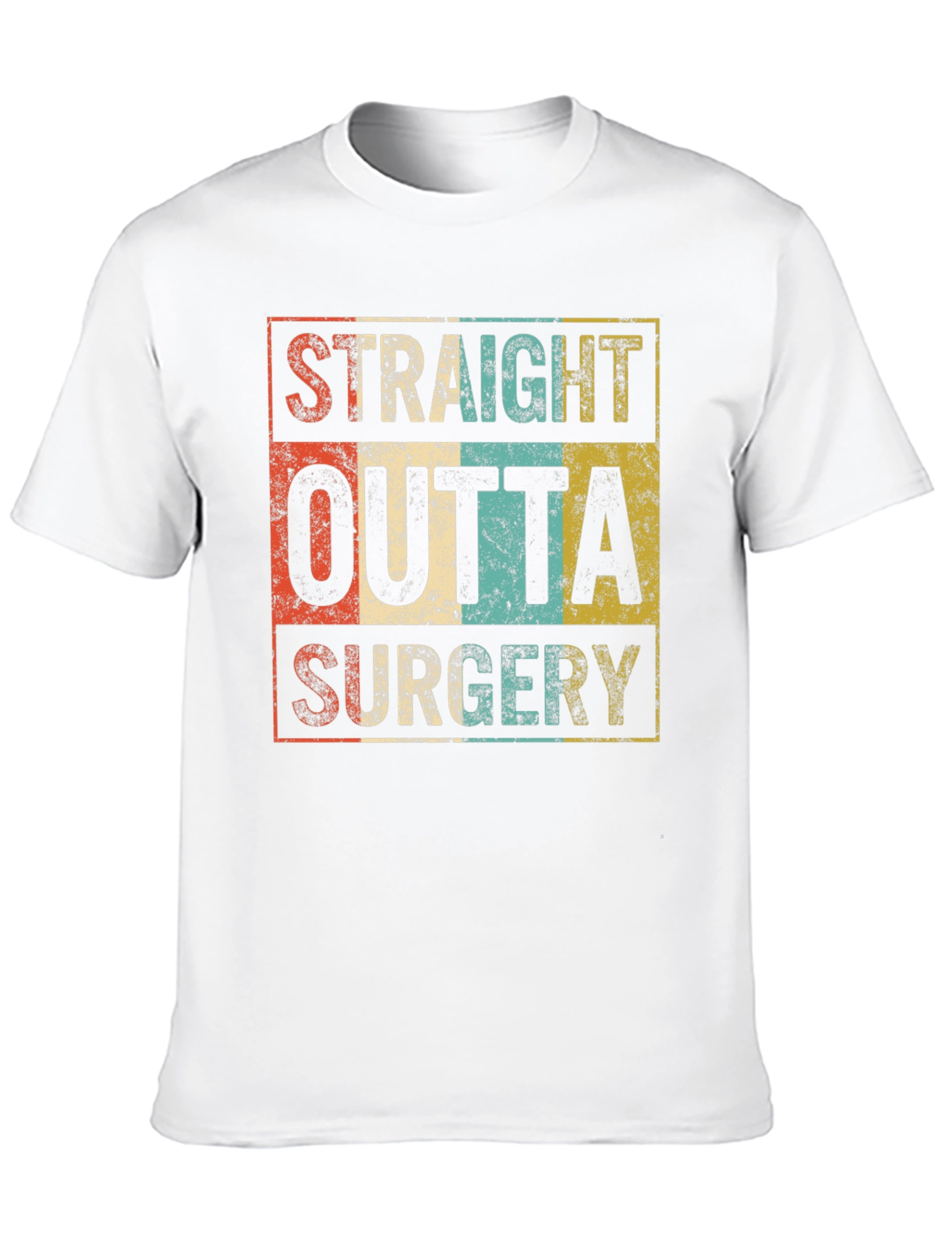 Straight Outta Surgery Funny Recovery Tee
