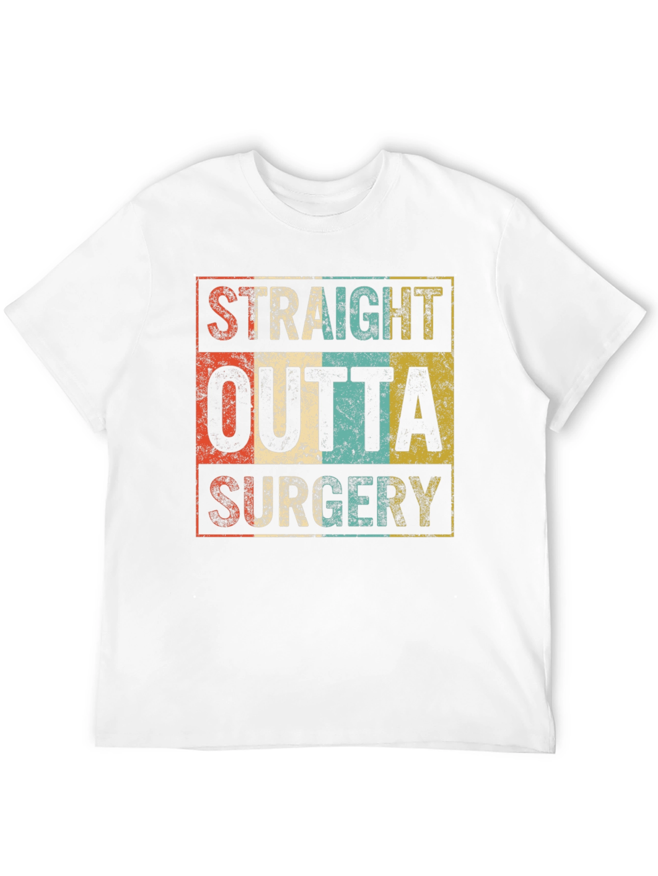 Straight Outta Surgery Funny Recovery Tee