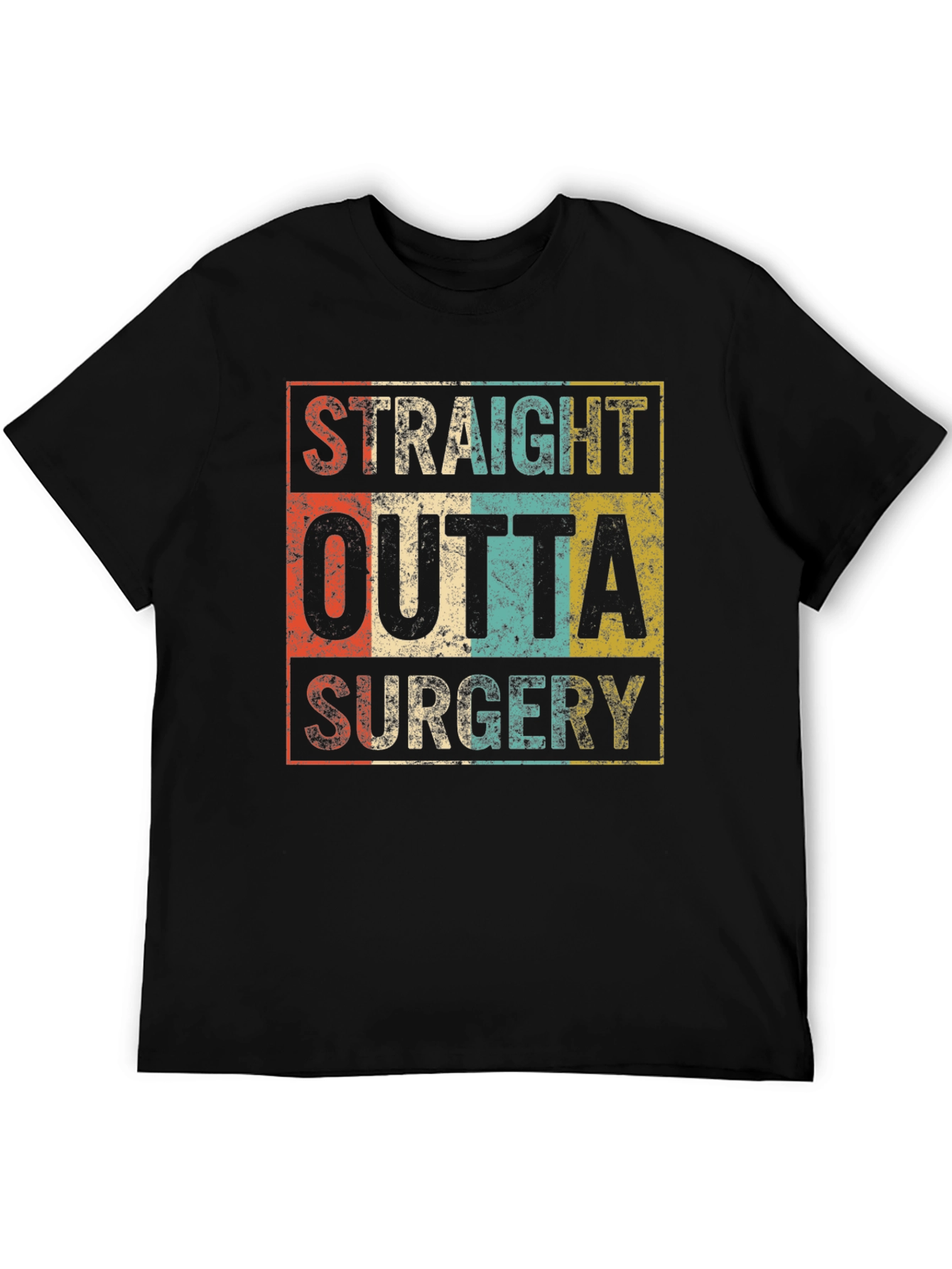Straight Outta Surgery Funny Recovery Tee