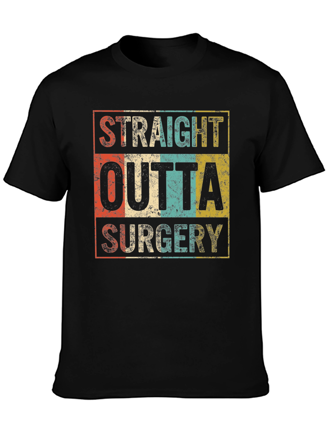 Straight Outta Surgery Funny Recovery Tee