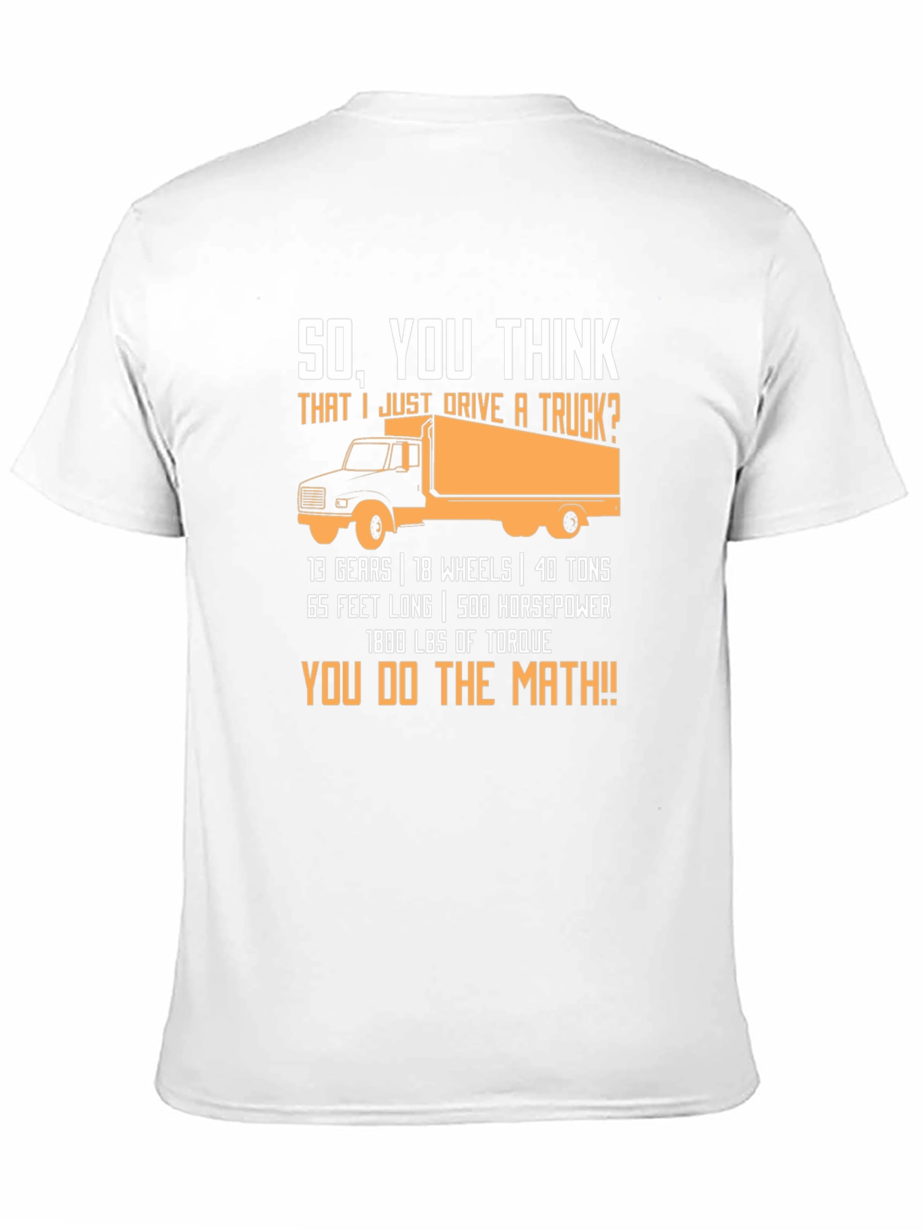 Trucker Math Black T-Shirt