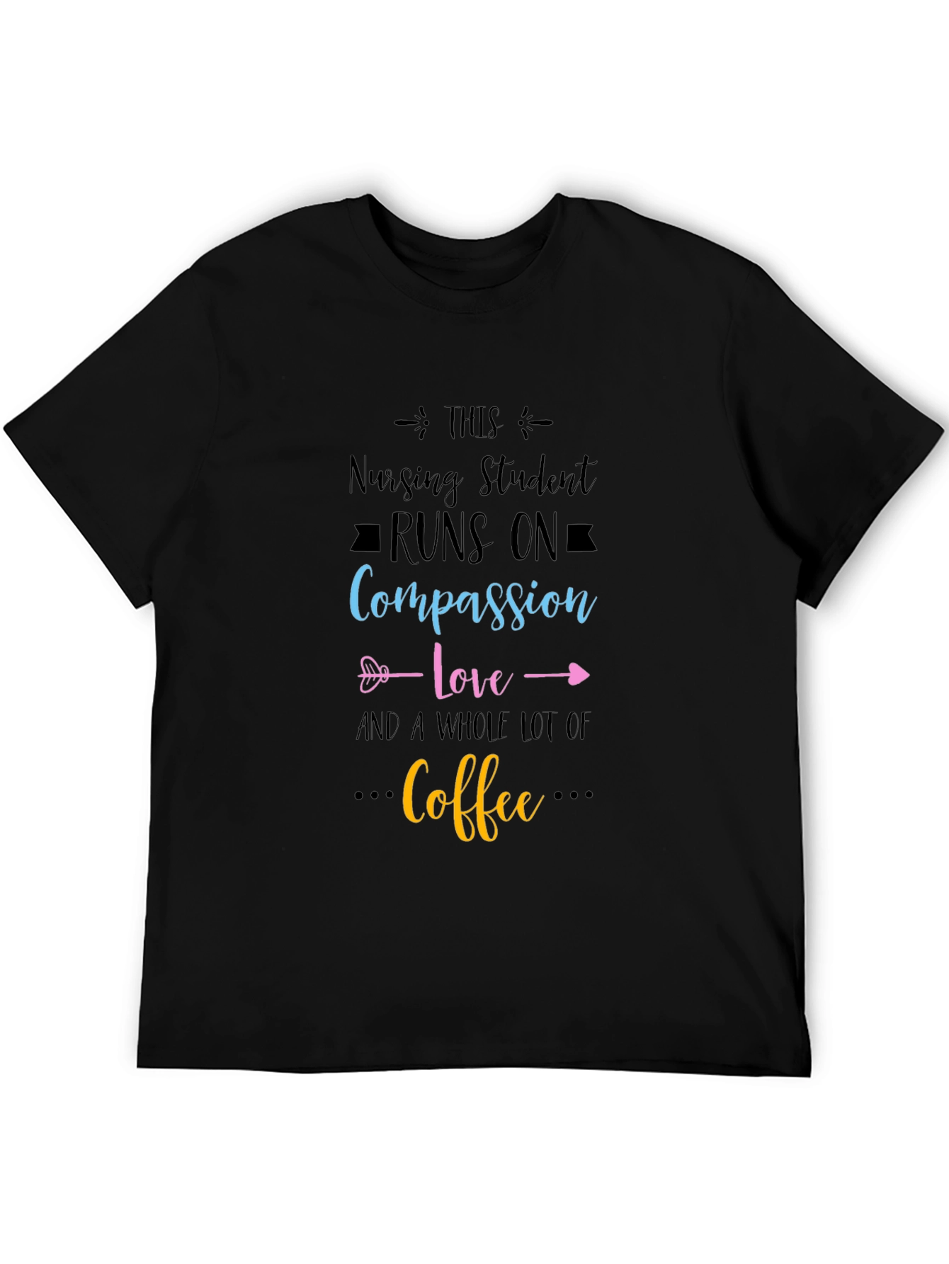 Nursing Student Compassion Love Coffee T-Shirt