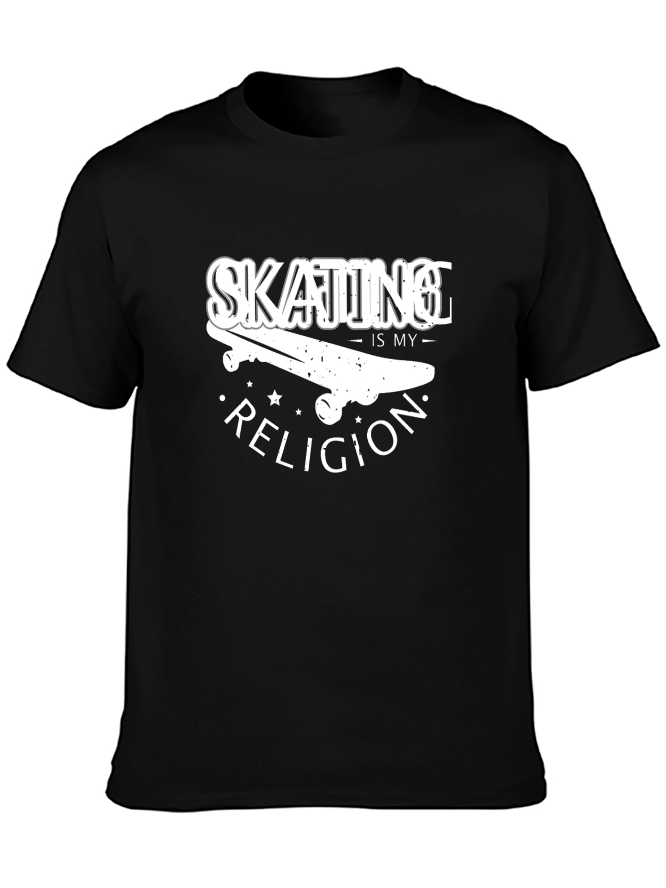 Skating Is My Religion T-Shirt - Black