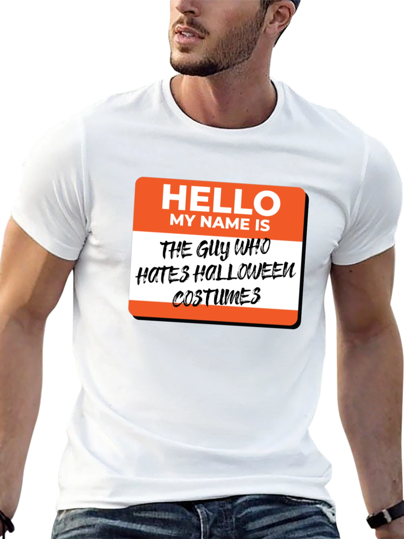 Halloween Hater Costume T-Shirt - Funny Party Tee