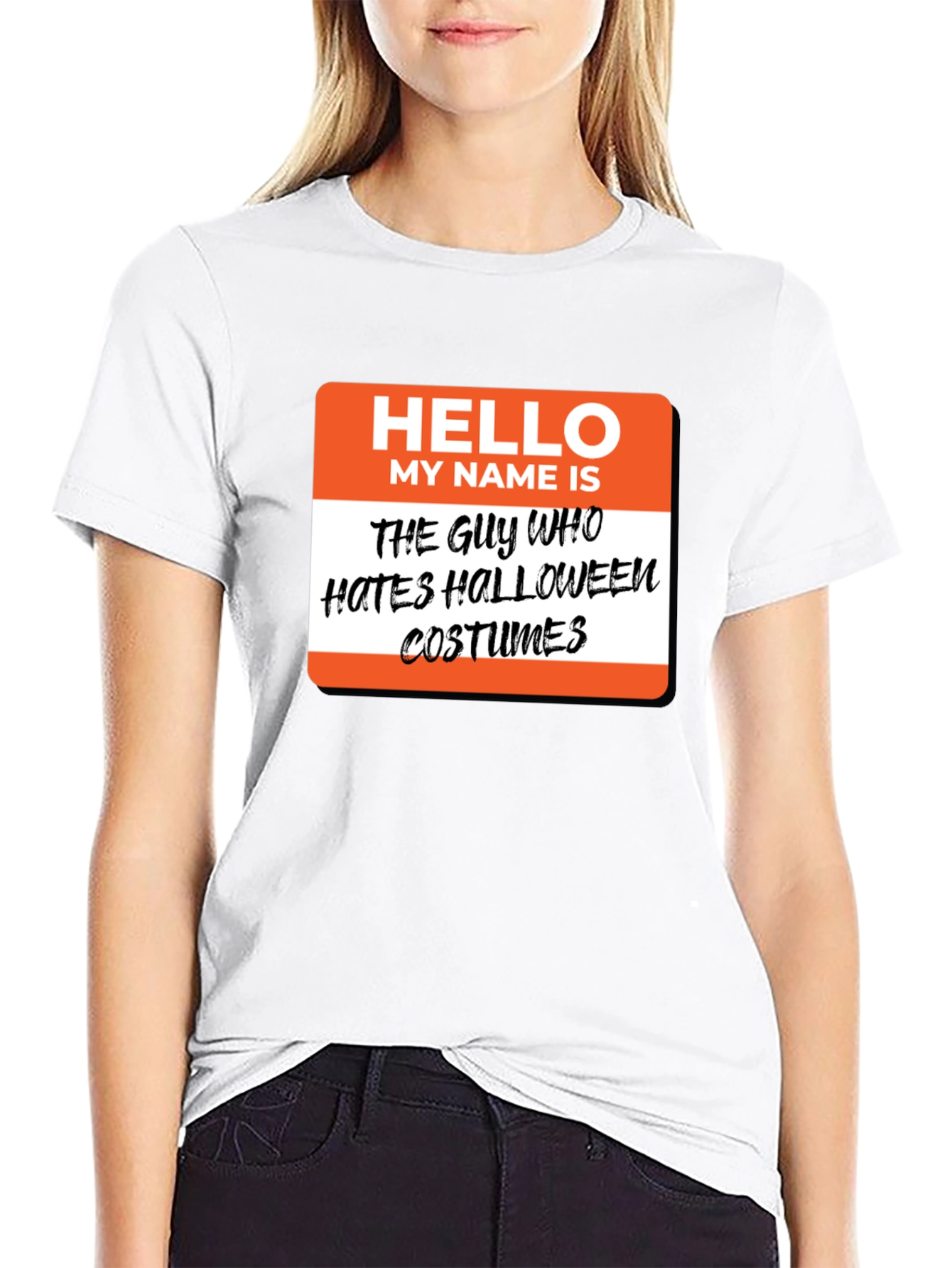 Halloween Hater Costume T-Shirt - Funny Party Tee