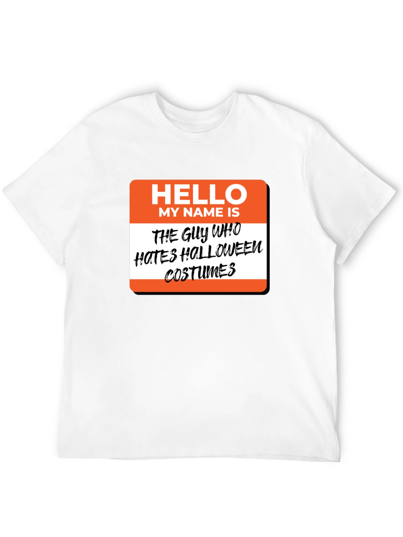 Halloween Hater Costume T-Shirt - Funny Party Tee