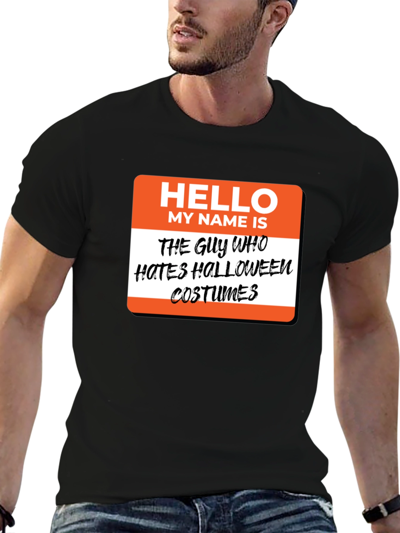 Halloween Hater Costume T-Shirt - Funny Party Tee