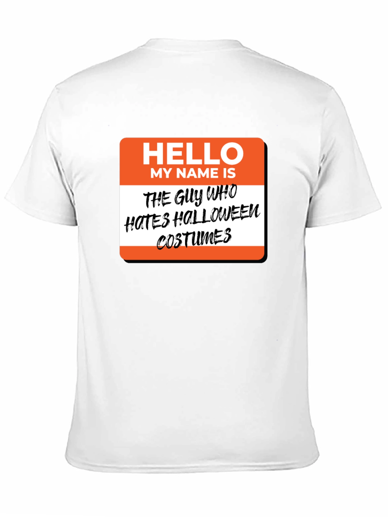 Halloween Hater Costume T-Shirt - Funny Party Tee