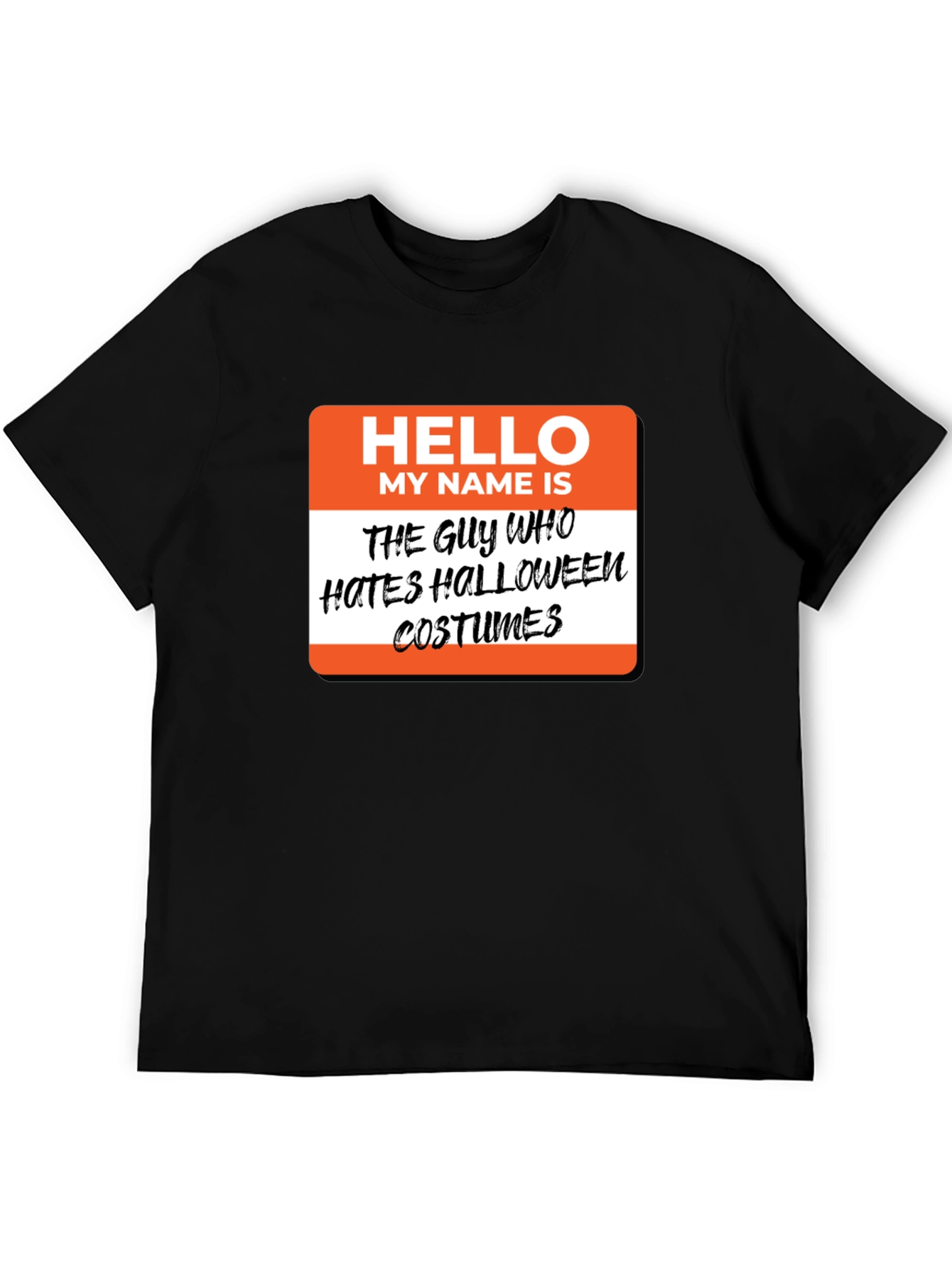 Halloween Hater Costume T-Shirt - Funny Party Tee