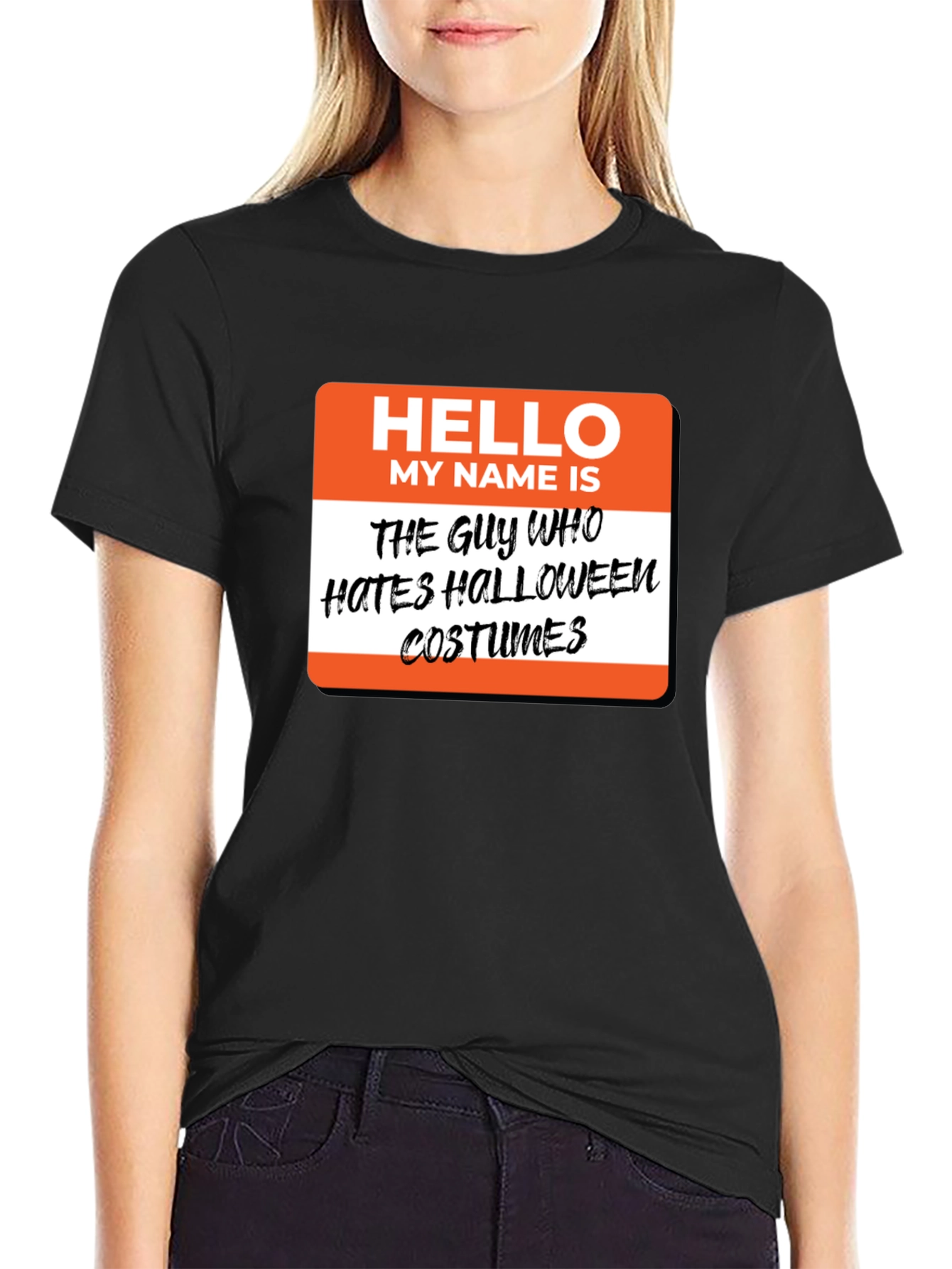 Halloween Hater Costume T-Shirt - Funny Party Tee