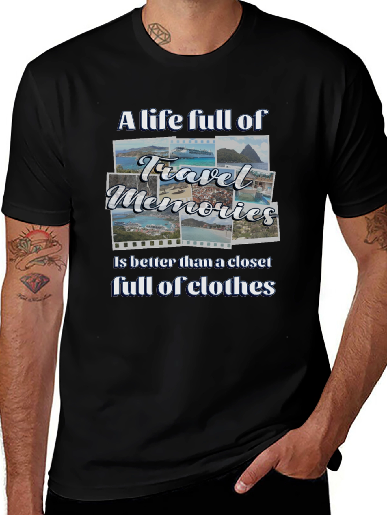 Travel Memories T-Shirt: A Life Full of Adventure