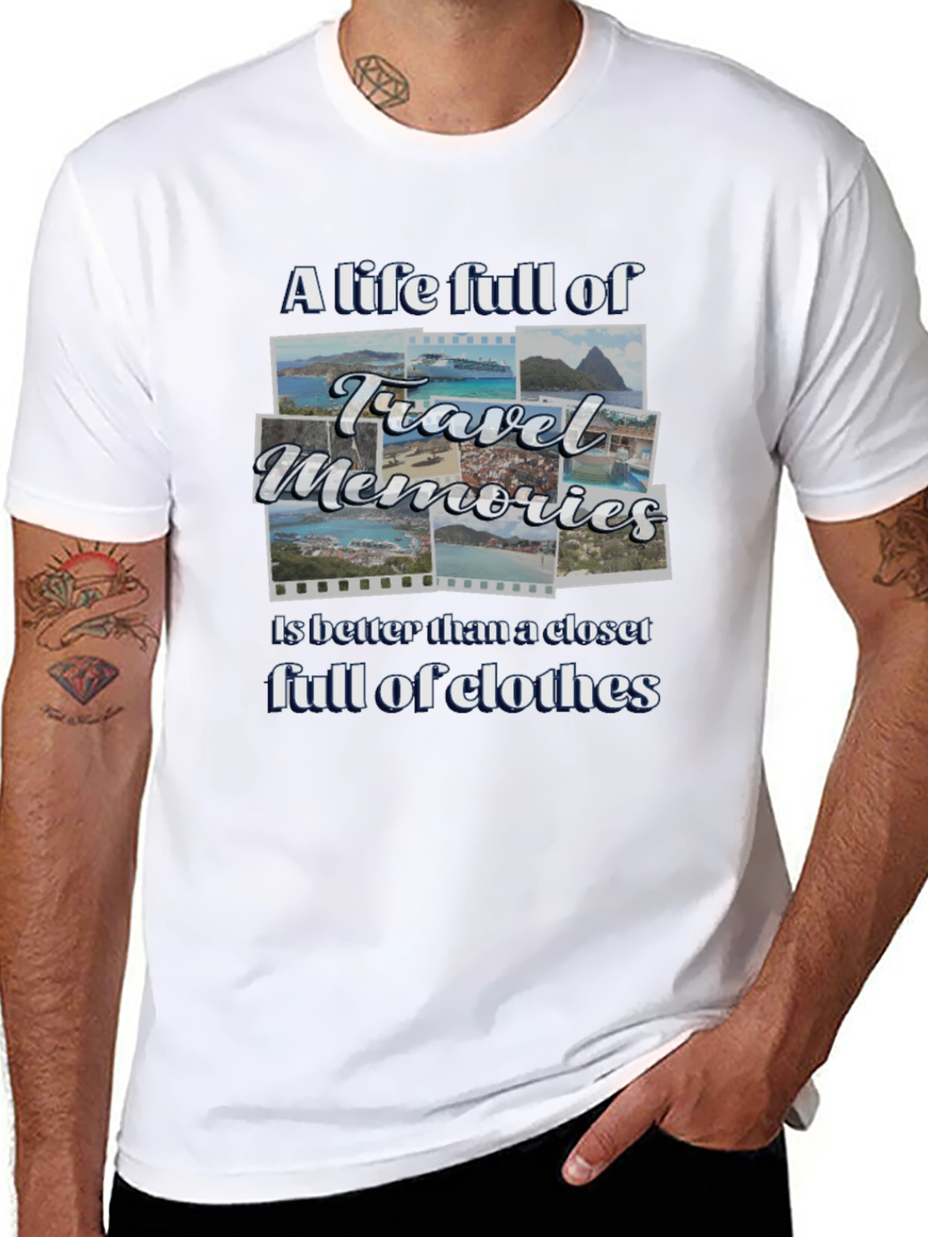 Travel Memories T-Shirt: A Life Full of Adventure