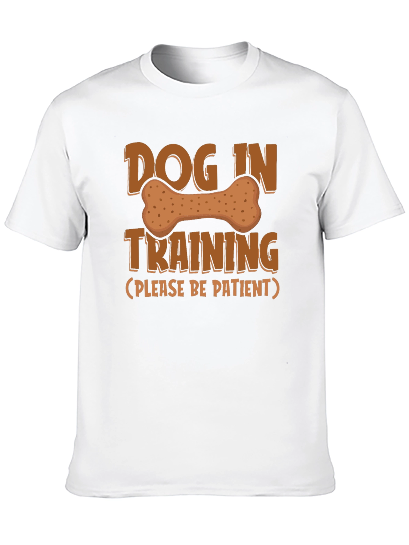 Dog In Training T-Shirt - Black Cotton Blend