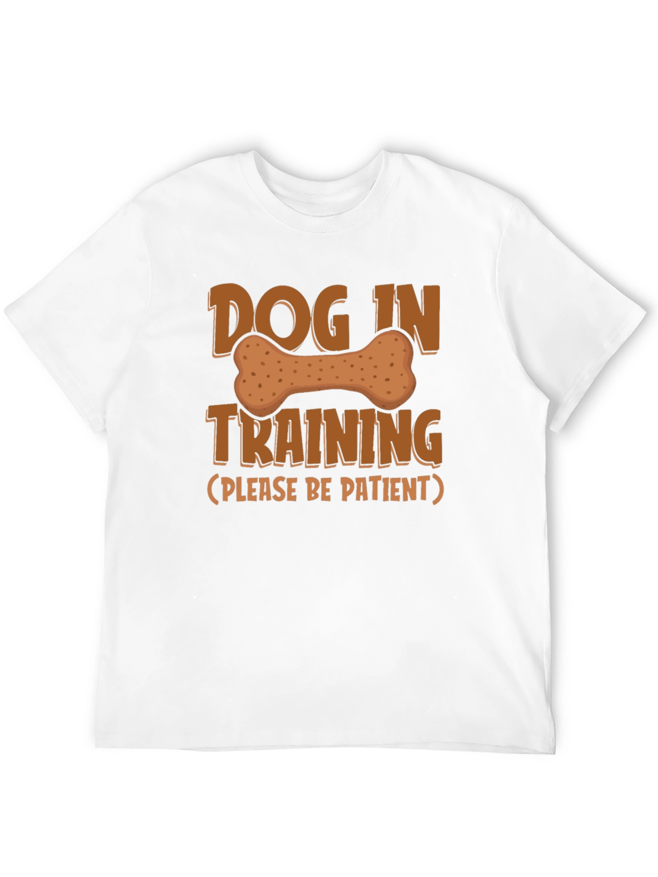 Dog In Training T-Shirt - Black Cotton Blend