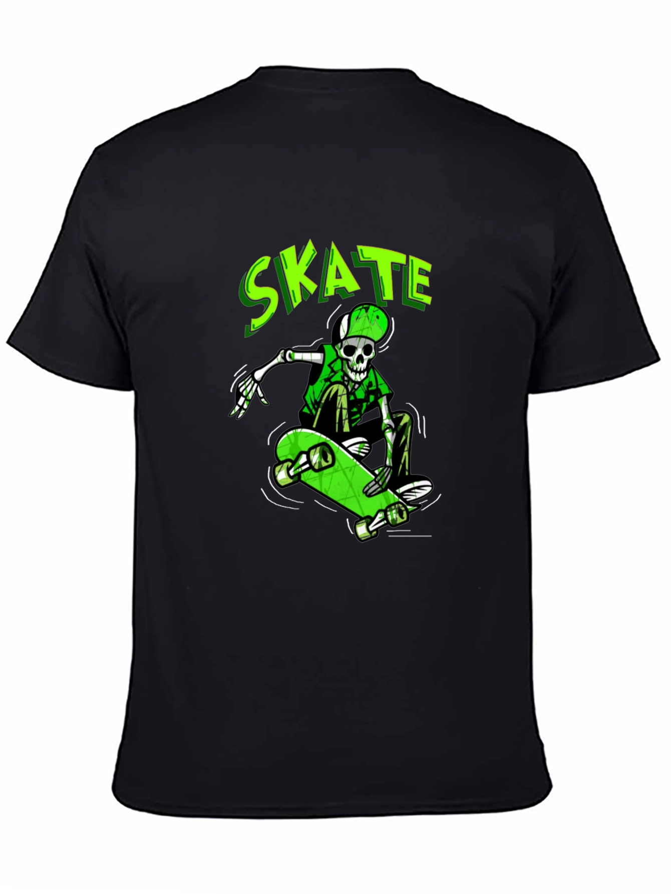 Skate Skeleton Graphic Tee - Cool & Unique Design