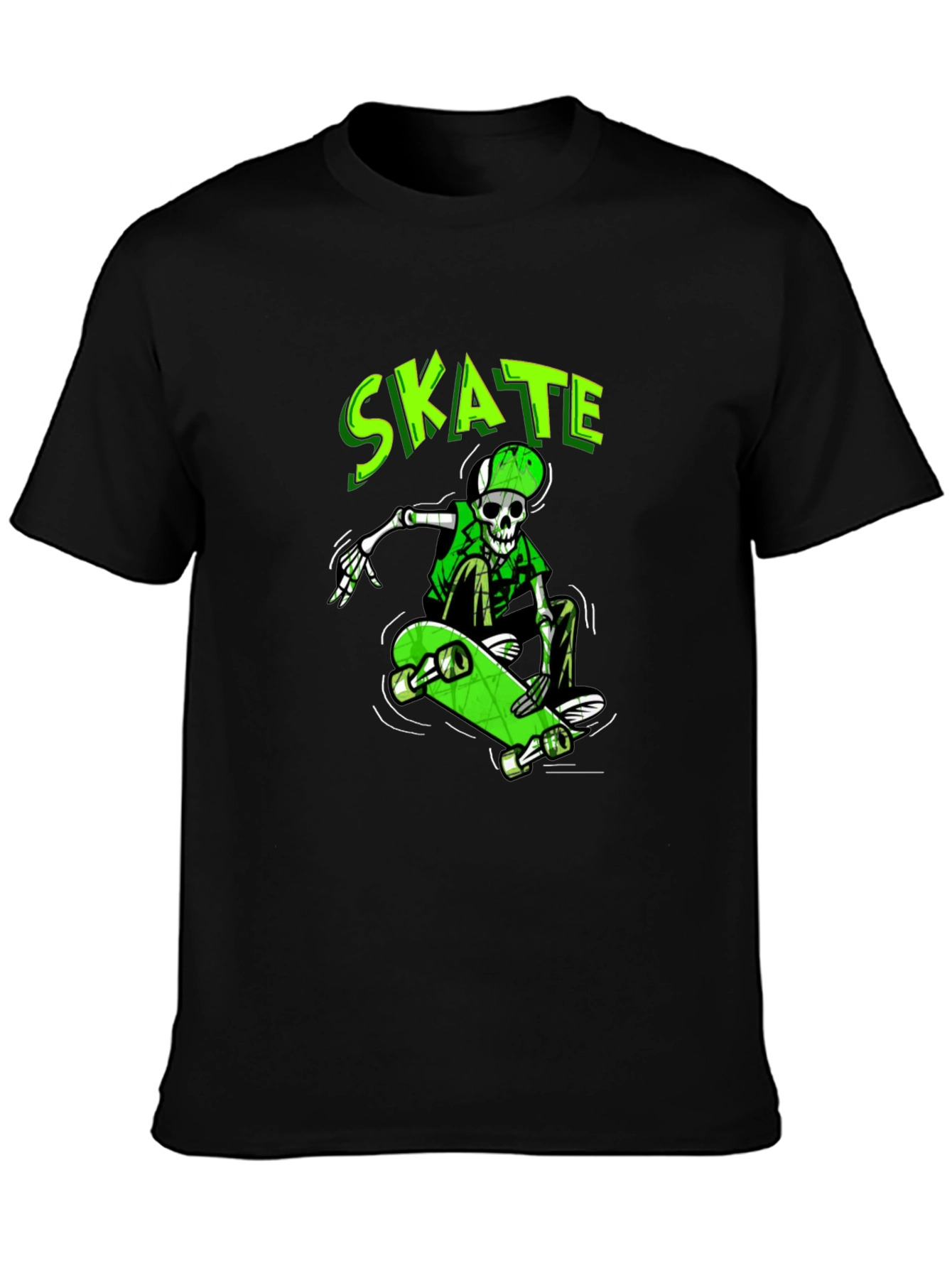 Skate Skeleton Graphic Tee - Cool & Unique Design