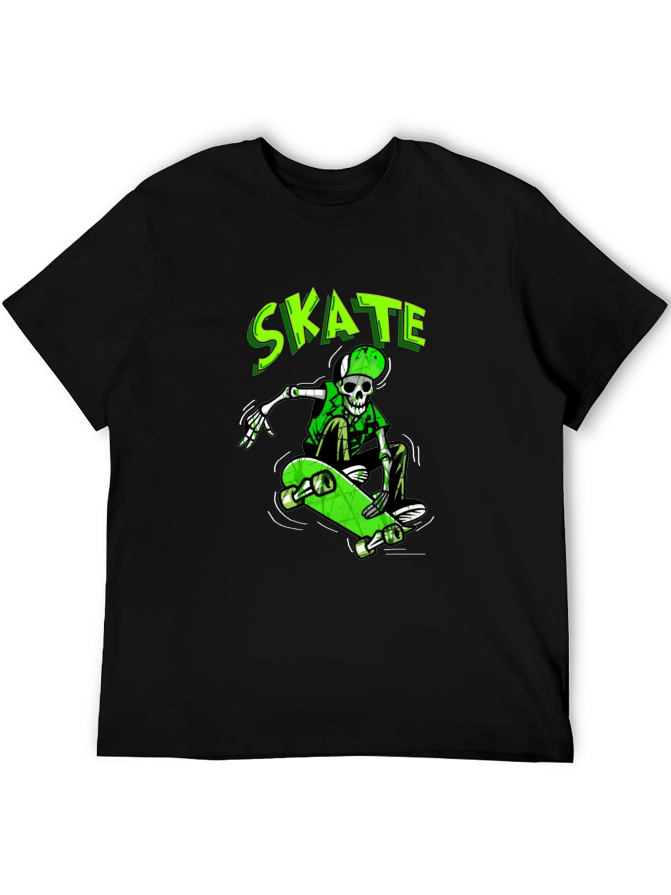 Skate Skeleton Graphic Tee - Cool & Unique Design
