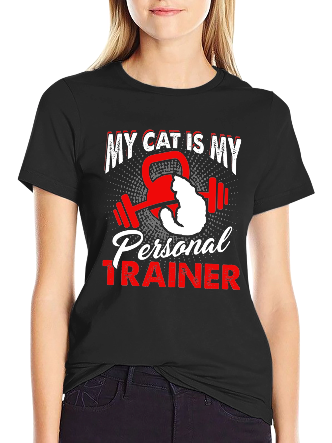 My Cat is My Personal Trainer T-Shirt