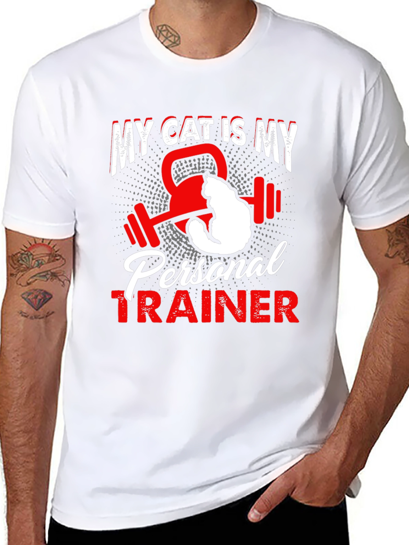 My Cat is My Personal Trainer T-Shirt