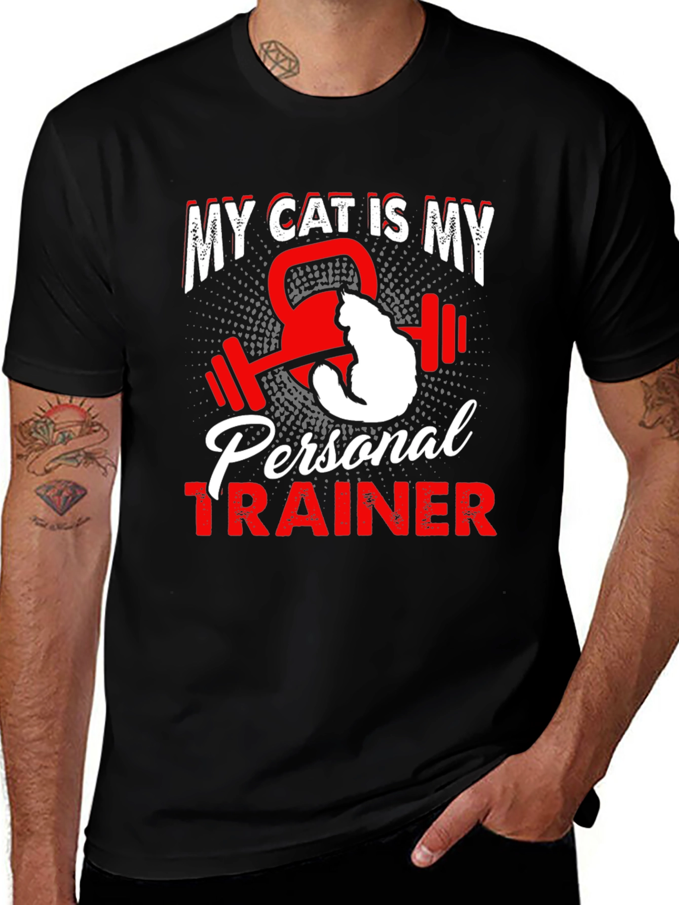 My Cat is My Personal Trainer T-Shirt
