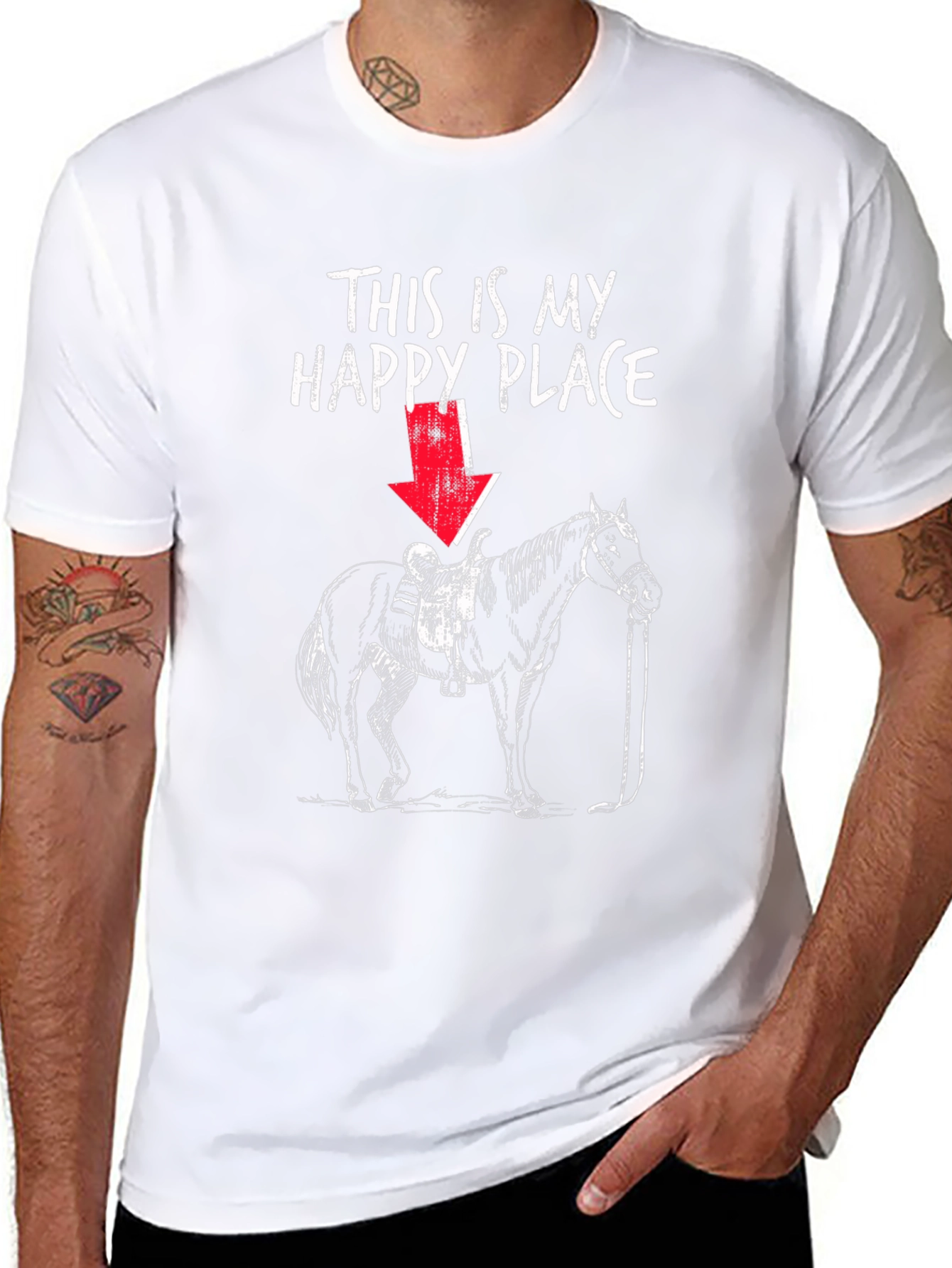 This is My Happy Place Horse Lover T-Shirt